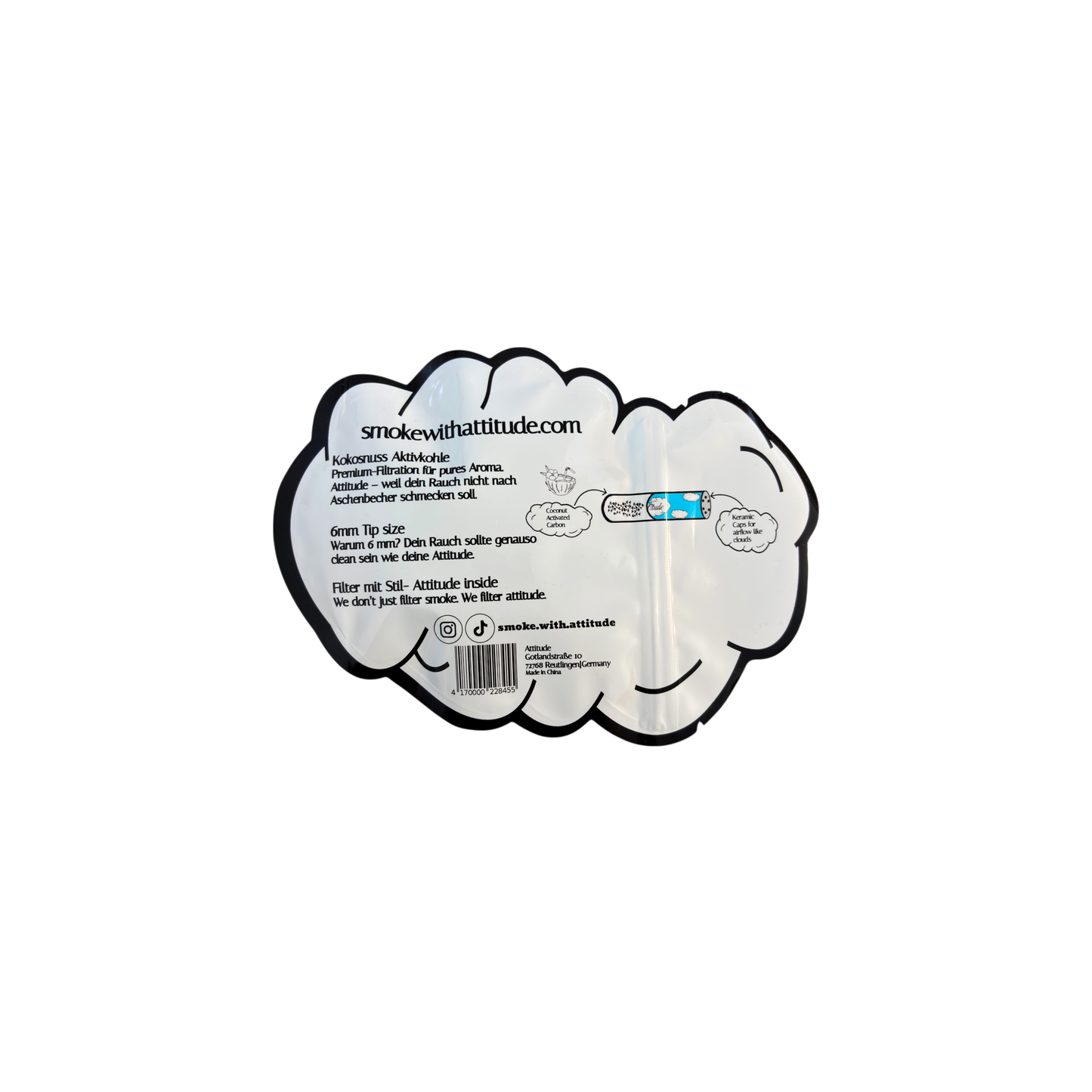 50er Packung Aktivkohlefilter ⌀6mm