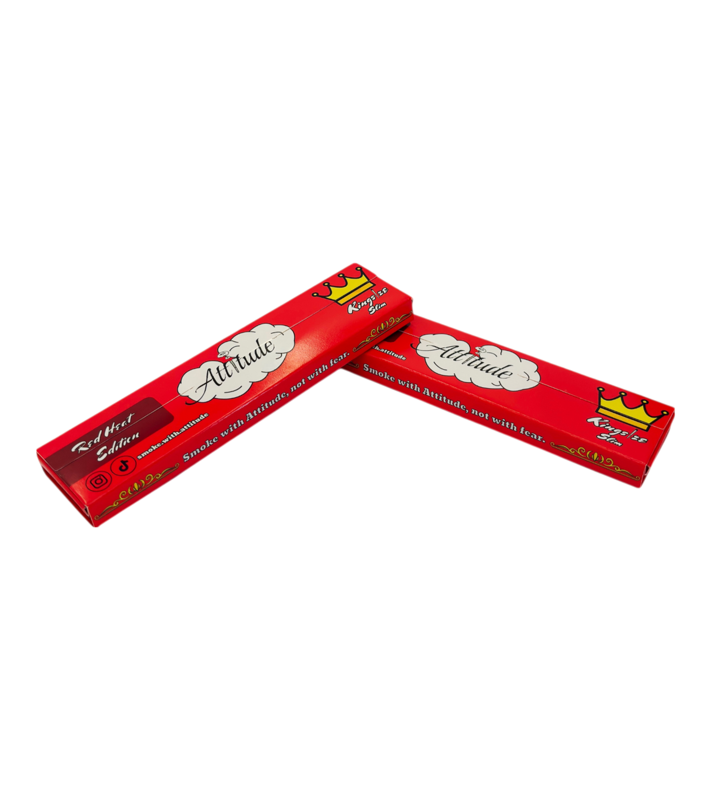 Display-Box 32x Longpapes mit Tips - Red Heart Edition